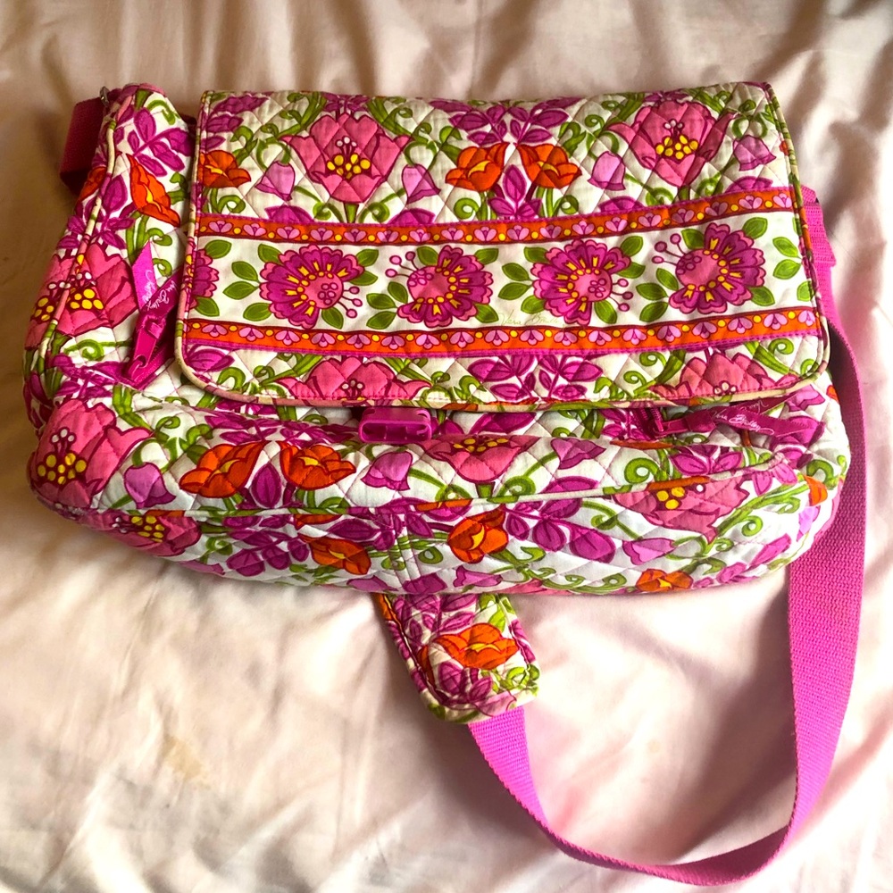 Vera Bradley Retired Lilli Bell Messenger Bag Gem